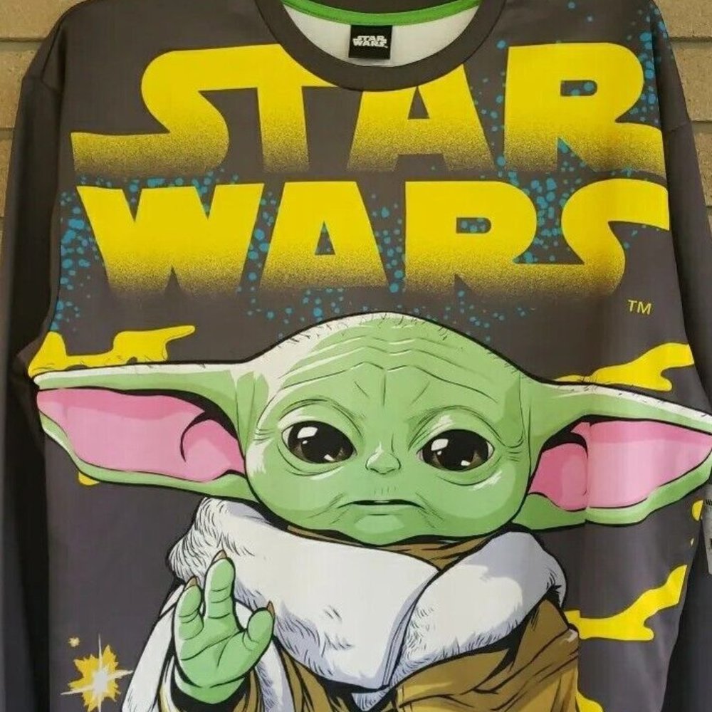 Star wars "Yoda" Sweater Grey - Size Medium